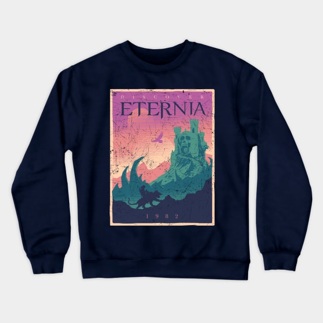 Discover Eternia (sunset variant) Crewneck Sweatshirt by djkopet